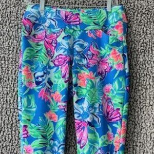 EUC Lilly Pulitzer Neon Floral Luxletic Leggings
